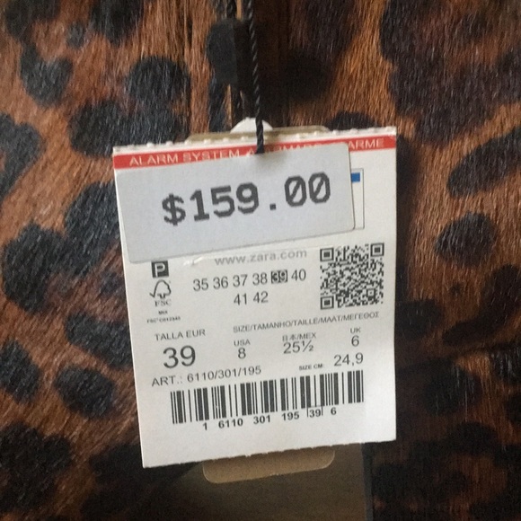 New Zara Leopard Booties - Picture 6 of 8